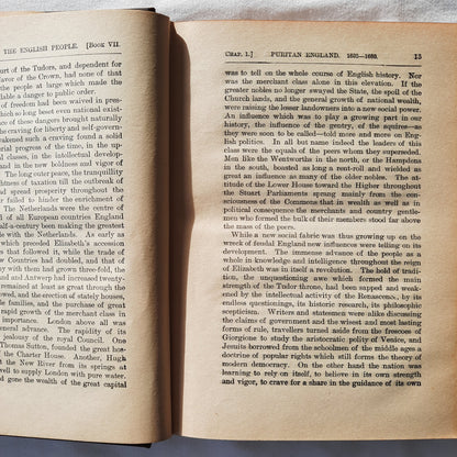 World's Best Histories: England Volume 3 by John Richard Green (Good, HC, The Co-operative Publication Society, 1910?)