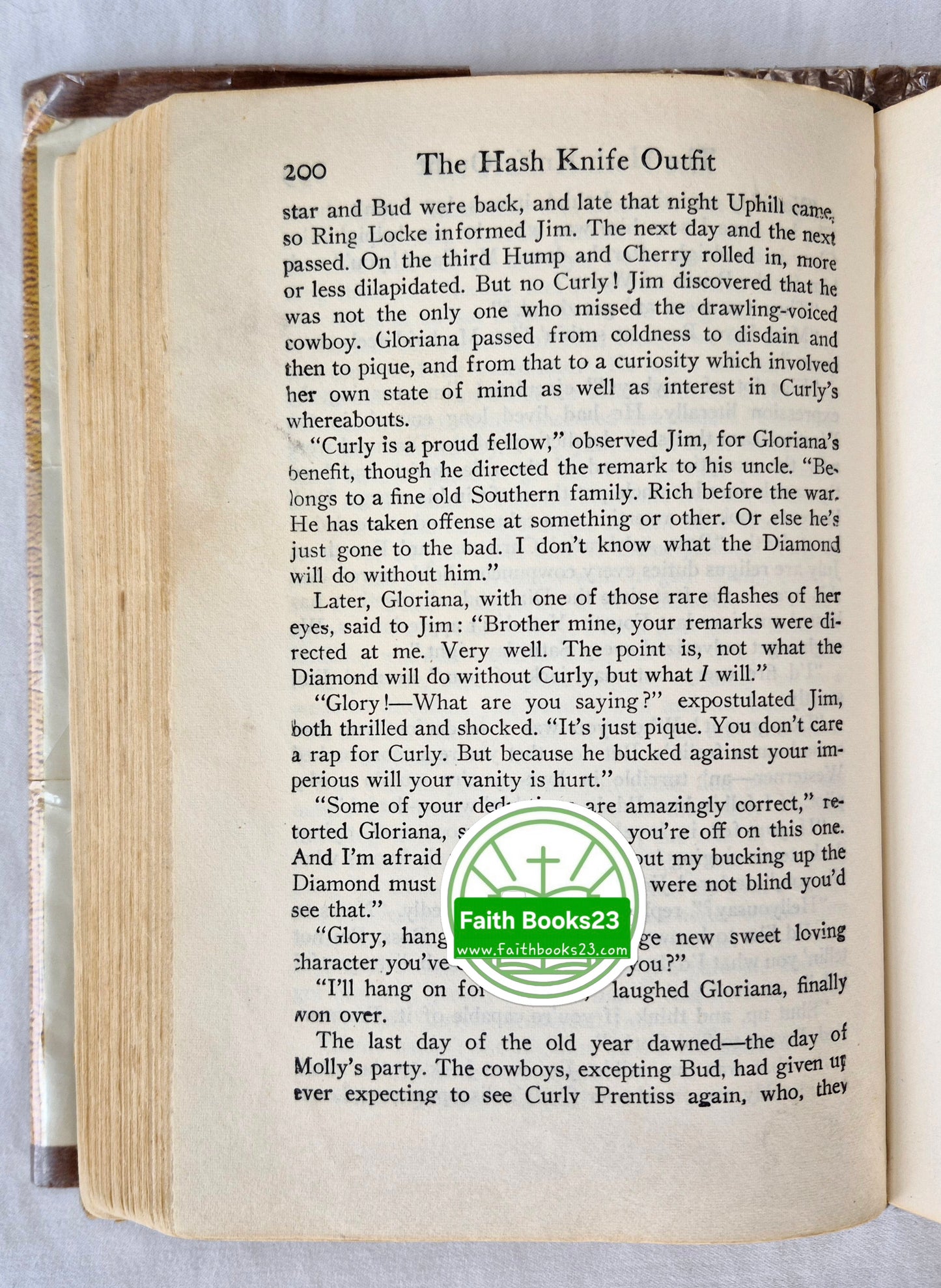The Hash Knife Outfit von Zane Grey (Akzeptabel, 1934, gebunden, 323 S., Grosset & Dunlap)