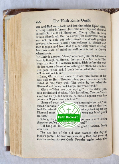 The Hash Knife Outfit von Zane Grey (Akzeptabel, 1934, gebunden, 323 S., Grosset & Dunlap)