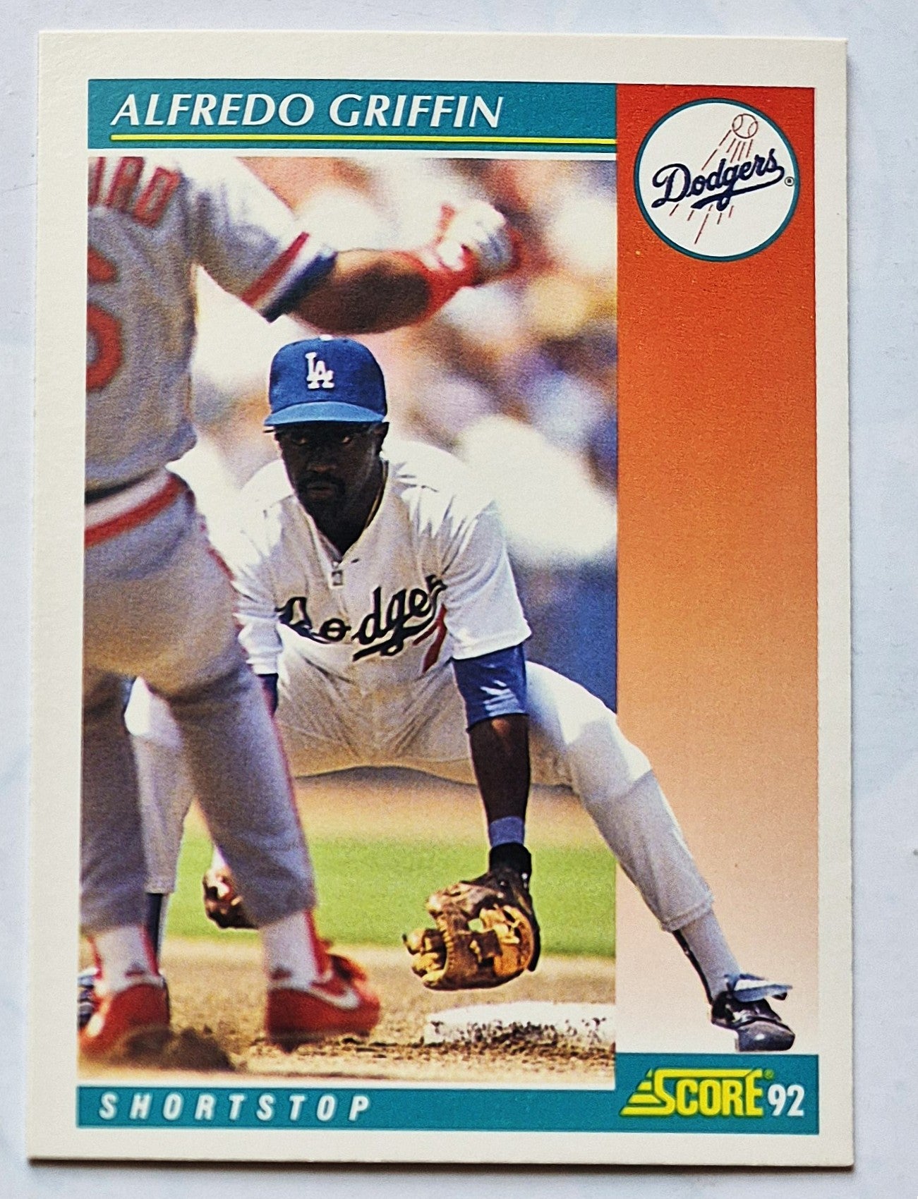 Griffin Alfredo Los Angeles Dodgers Shortstop #254 Score 1992 Baseball Card