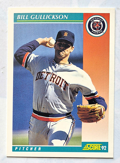 Gullickson Bill Detroit Tigers Pitcher #242 Score 1992 Baseball Card