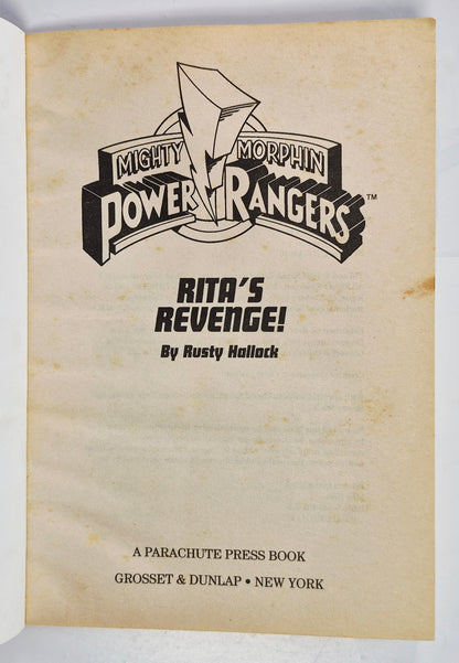 Mighty Morphin Power Rangers: Rita's Revenge by Rusty Hallack (Good, 1994, Pbk, 62 pages, Parachute Press)