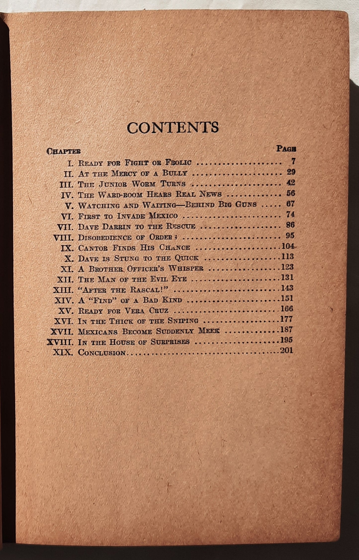 Dave Darrin at Vera Cruz by H. Irving Hancock (Good, 1914, HC, 212 pages, Saalfield Publishing)