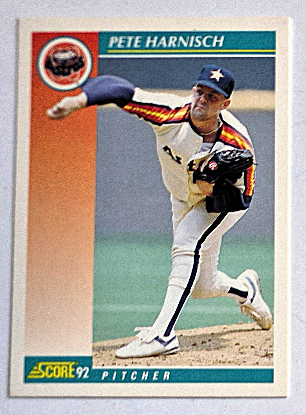 Harnisch Pete Houston Astros Pitcher #224 Score '92 Baseball Card
