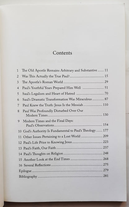 The Apostle Paul Returns by W. Terry Harrison (New, 2015, Pbk, 290 pages, Tate Publishing, Out of Print)