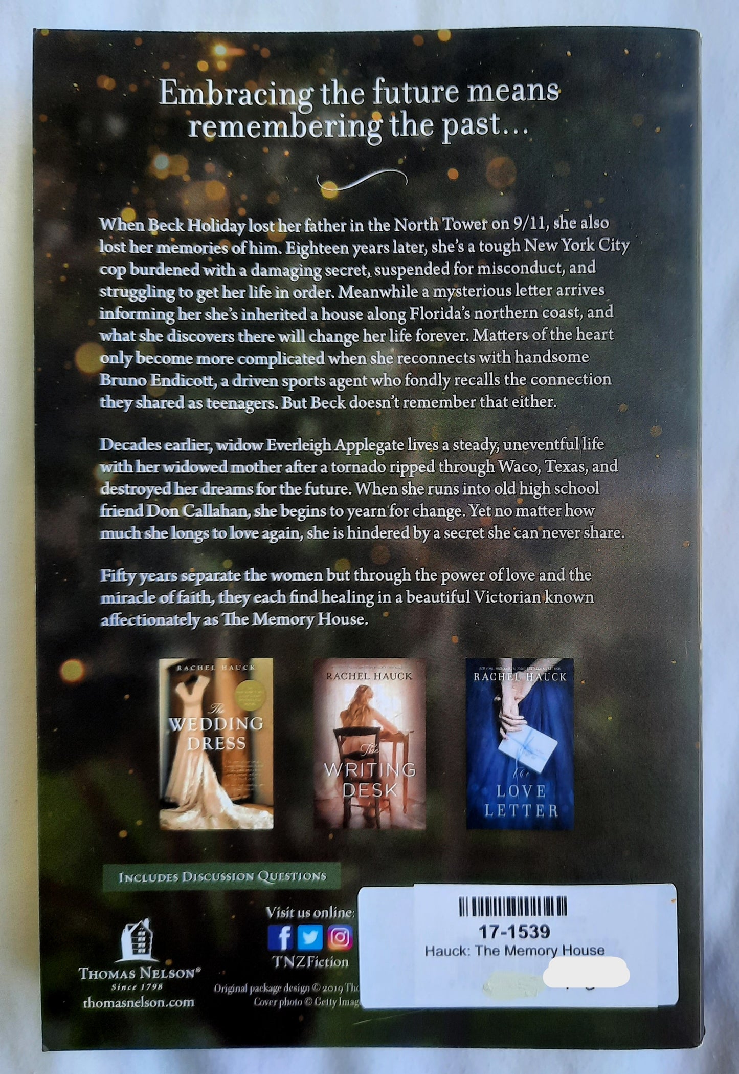 The Memory House by Rachel Hauck (Like New, 2019, Pbk, 384 pages, Thomas Nelson)