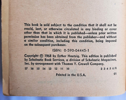 The Endless Steppe: A Girl in Exile by Esther Hautzig (Good, 1968, Pbk, 240 pages, Scholastic)