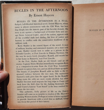 Bugles in the Afternoon by Ernest Haycox (Fair, HC, 1944, Triangle Books)