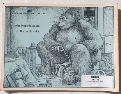 The Gorilla Did It by Barbara Shook Hazen; Ray Cruz (Very good, 1974, Pbk, 27 pages, Scholastic)