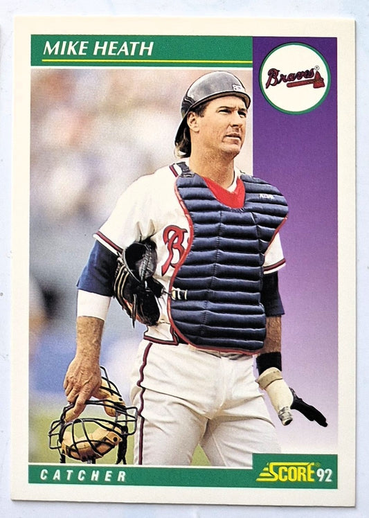 Scott Bailes California Angels Relief Pitcher 1992 Score #331 Baseballkarte (Exzellent)
