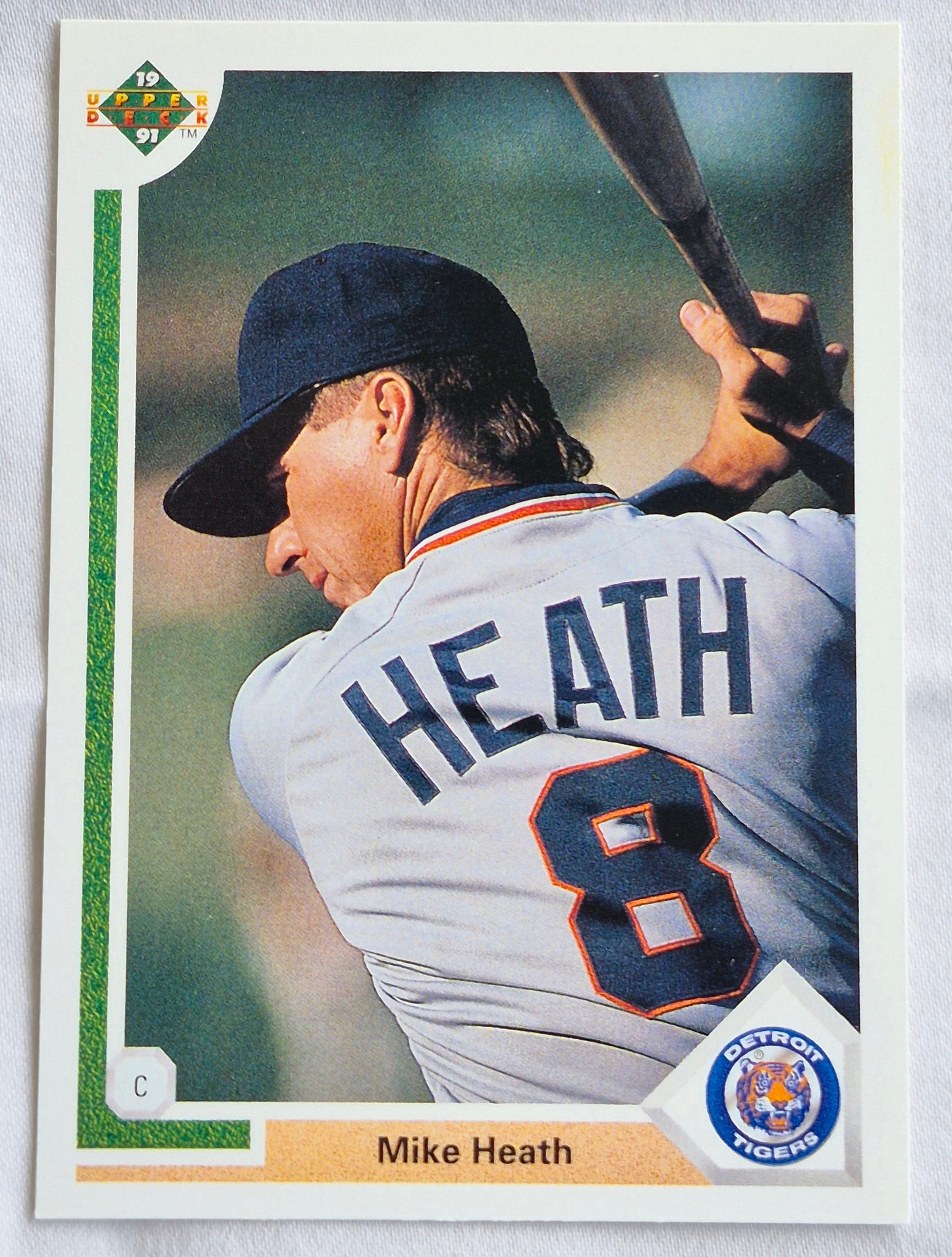 Heath Mike Detroit Tigers Catcher #318 Upper Deck 1991 Baseball Card