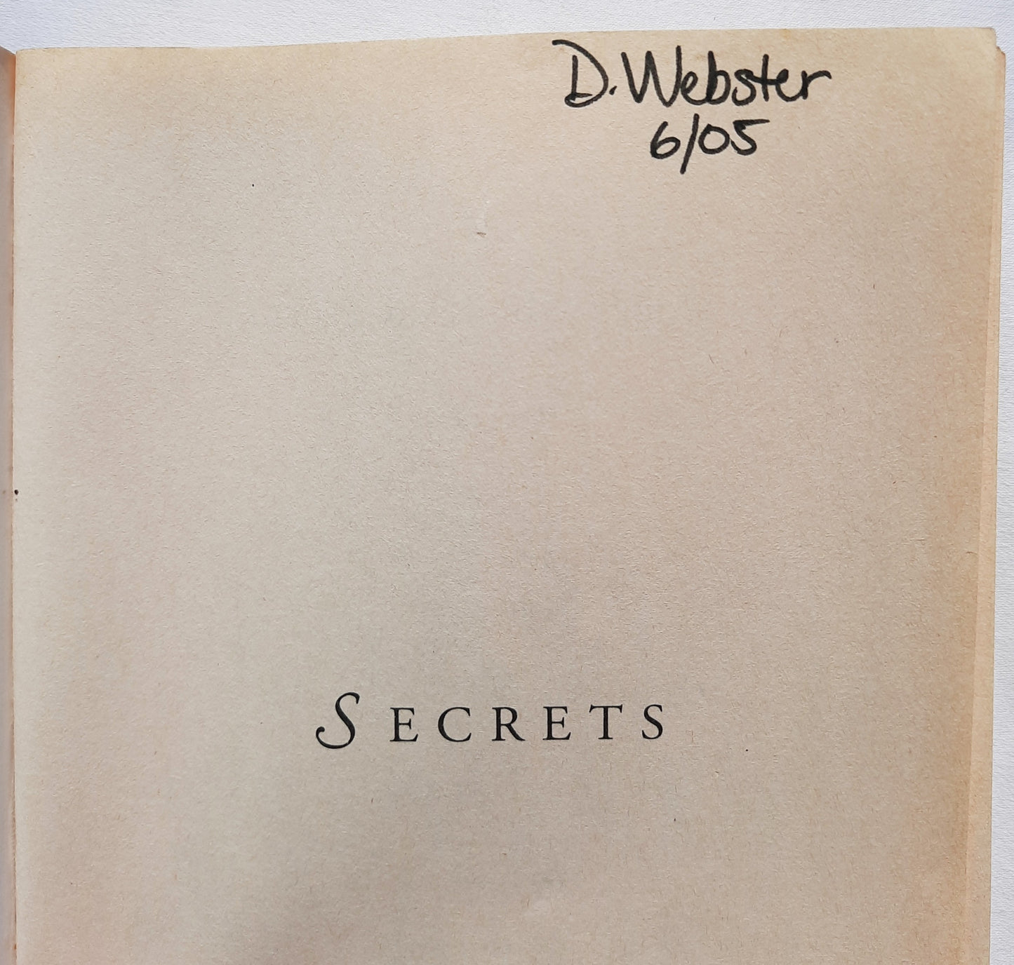 Secrets by Kristen Heitzmann (Michelli Family #1, Good, 2004, Pbk, 416 pages, Bethany House)