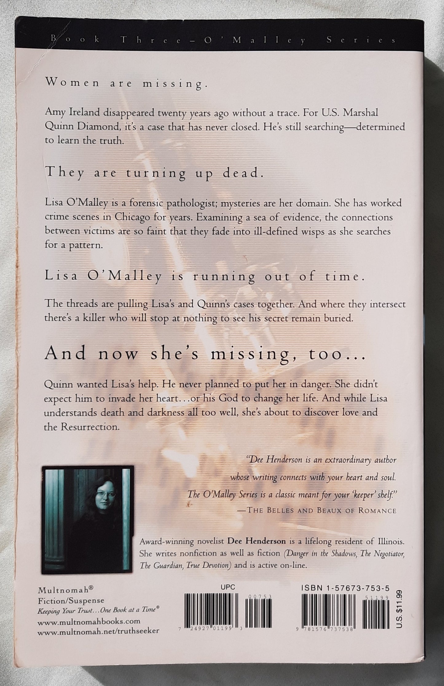 Truth Seeker #3 by Dee Henderson (O'Malley series, Very good, 2001, Pbk, 330 pages, Multnomah)