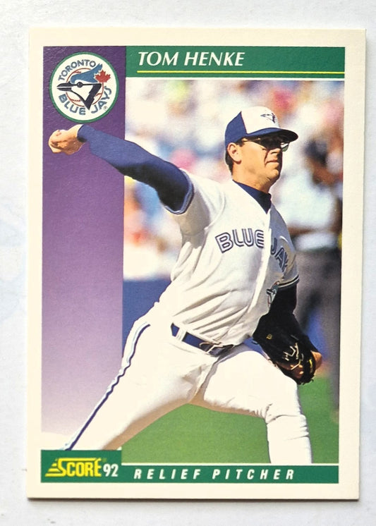 Scott Bailes California Angels Relief Pitcher 1992 Score #331 Baseballkarte (Exzellent)
