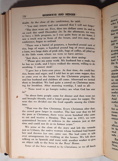 Highways and Hedges or The Life of E. Faith Stewart by Grace G. Henry (Acceptable, 1975, HC, 300 pages, Tracts of Truth)