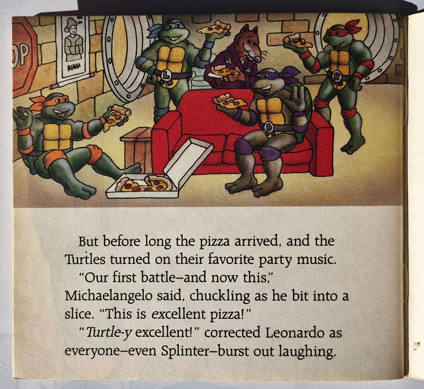 TMNT: The First Battle by Crystal Herman; Larry Daste (Good, 1990, Pbk, 31 pages, Mirage Studios)