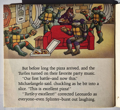 TMNT: The First Battle by Crystal Herman; Larry Daste (Good, 1990, Pbk, 31 pages, Mirage Studios)