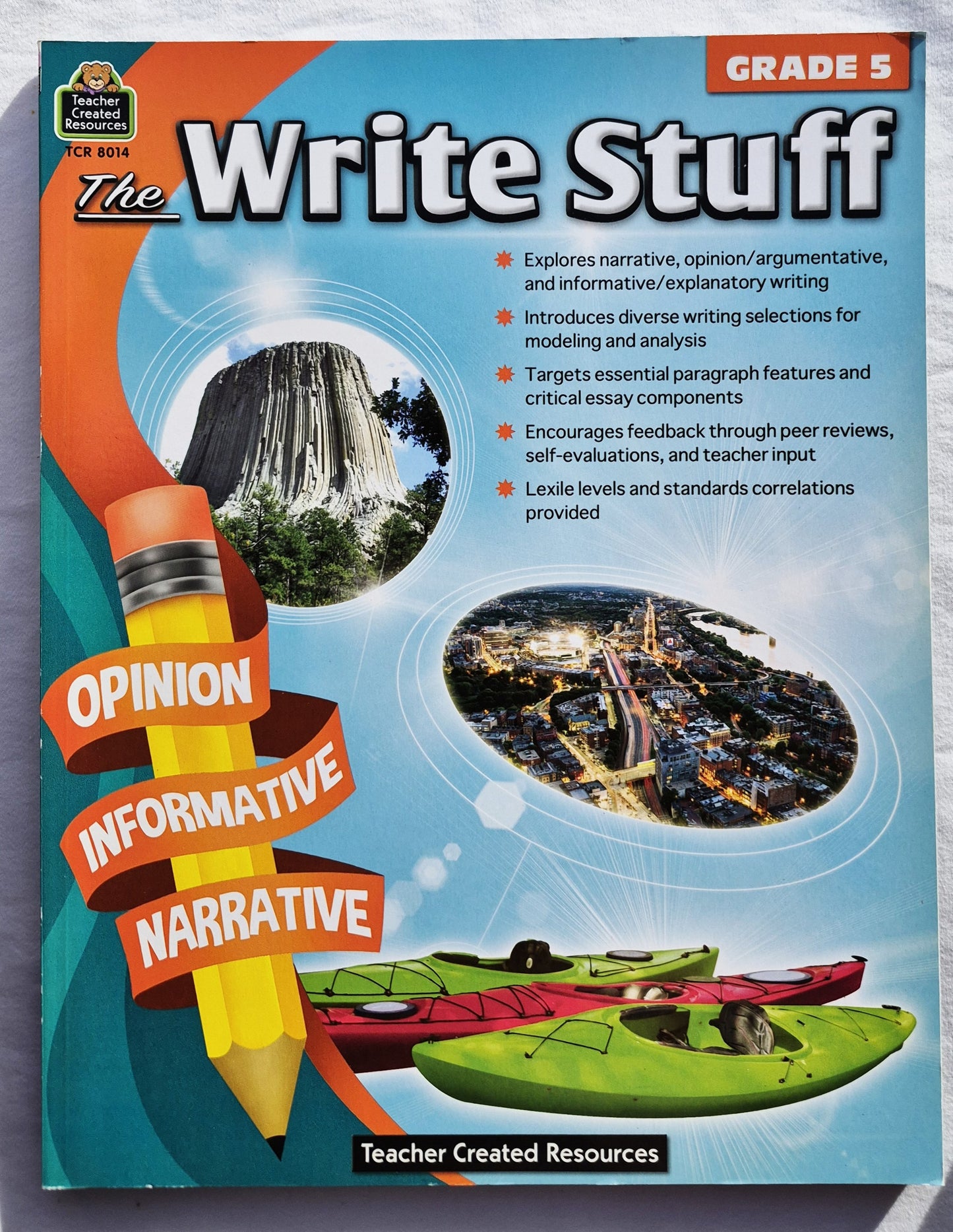 The Write Stuff Grade 5 Arbeitsbuch von Tracie Heskett (Teacher Created Resources, Neu, 2017, PBK, 160 Seiten)
