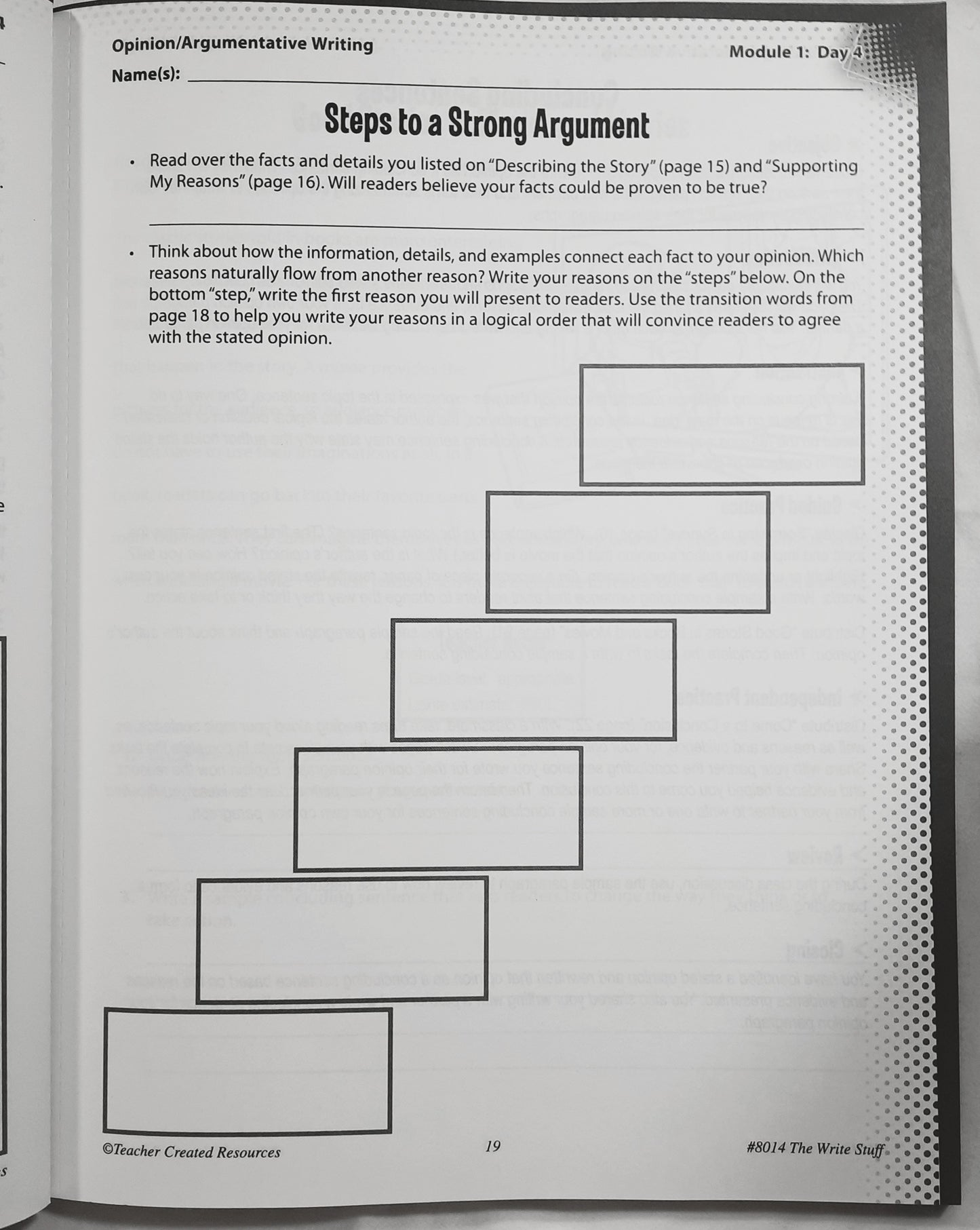The Write Stuff Grade 5 Arbeitsbuch von Tracie Heskett (Teacher Created Resources, Neu, 2017, PBK, 160 Seiten)