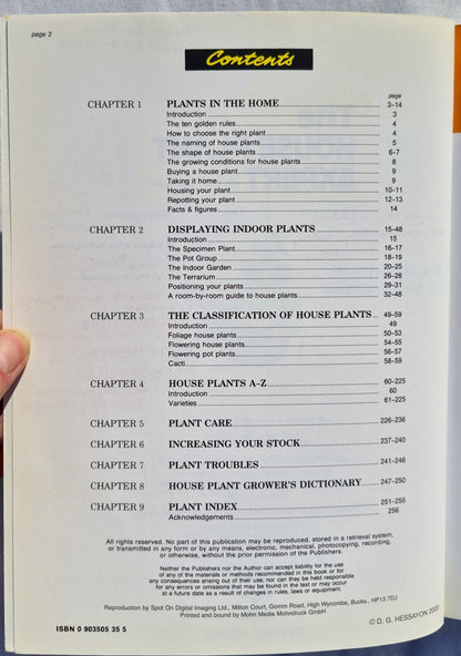 The House Plant Expert von D. G. Hessayon (Sehr gut, 2003, Pbk, 256 Seiten, Expert Books)
