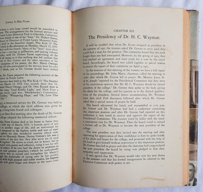 Jewell Is Her Name: A History of William Jewell College by Hubert Inman Hester (Very good, 1967, HC, 260 pages, The Quality Press Inc.)