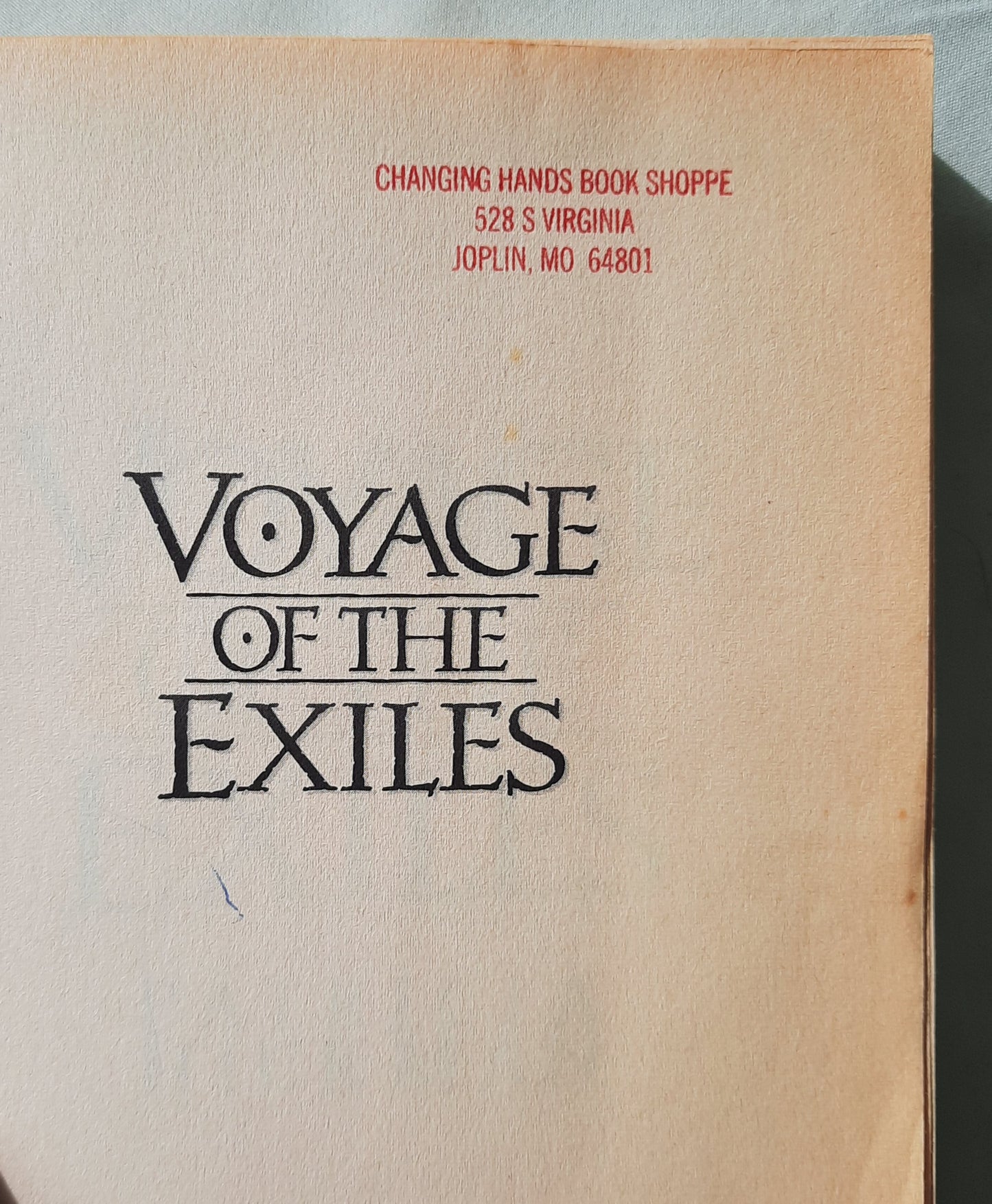 Voyage of the Exiles by Patricia Hickman (Land of the Far Horizon #1, Good, 1995, Pbk, 320 pages, Bethany House)