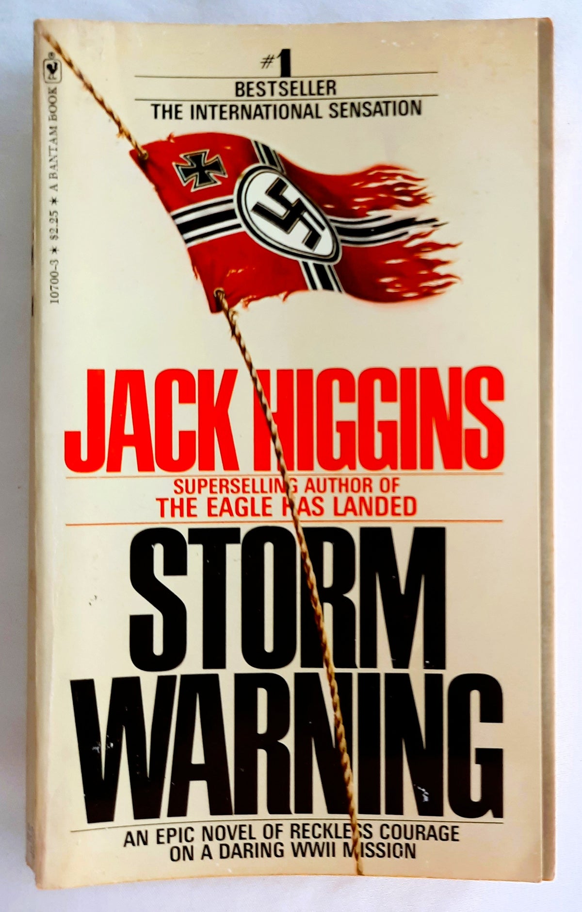 Alerta de tormenta de Jack Higgins (Bueno, 1977, Tapa blanda, 276 páginas, Bantam Books)