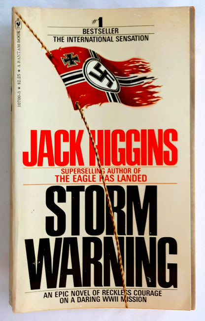 Alerta de tormenta de Jack Higgins (Bueno, 1977, Tapa blanda, 276 páginas, Bantam Books)