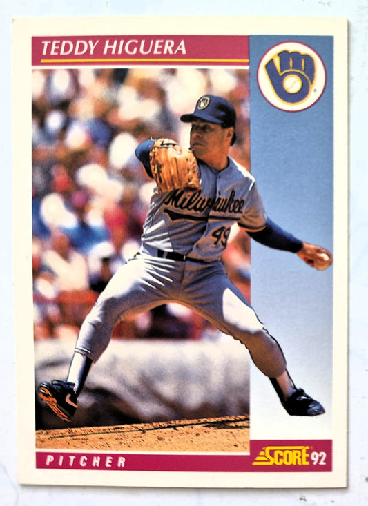 Scott Bailes California Angels Relief Pitcher 1992 Score #331 Baseballkarte (Exzellent)