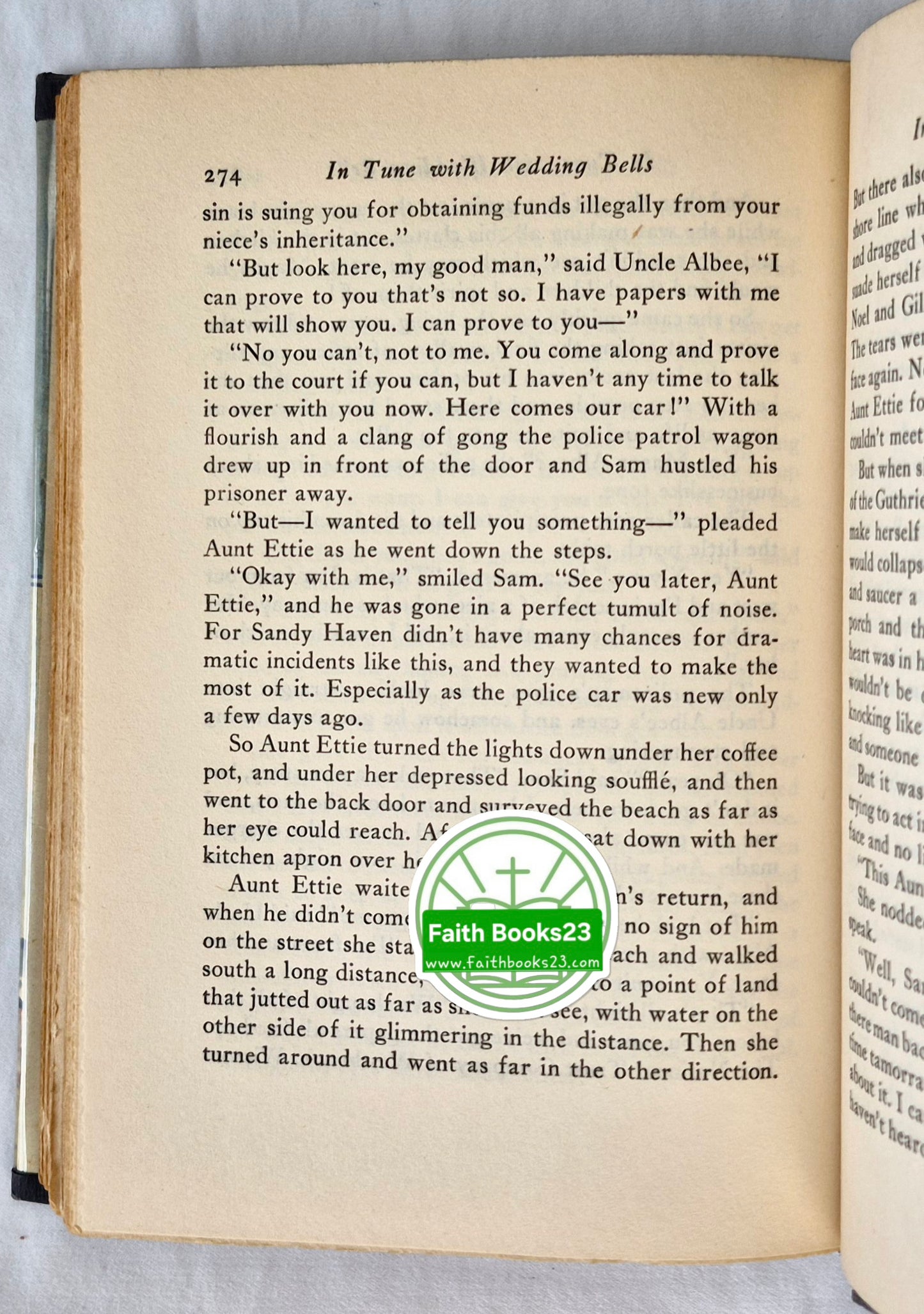 In Tune with Wedding Bells by Grace Livingston Hill (Good, 1941, HC, 304 pgs, Gossett & Dunlap)