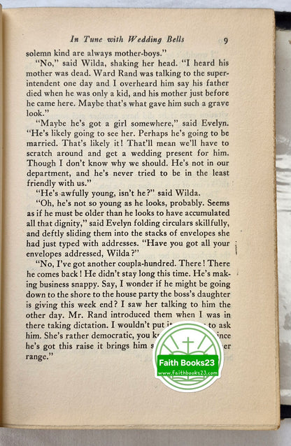 In Tune with Wedding Bells by Grace Livingston Hill (Good, 1941, HC, 304 pgs, Gossett & Dunlap)