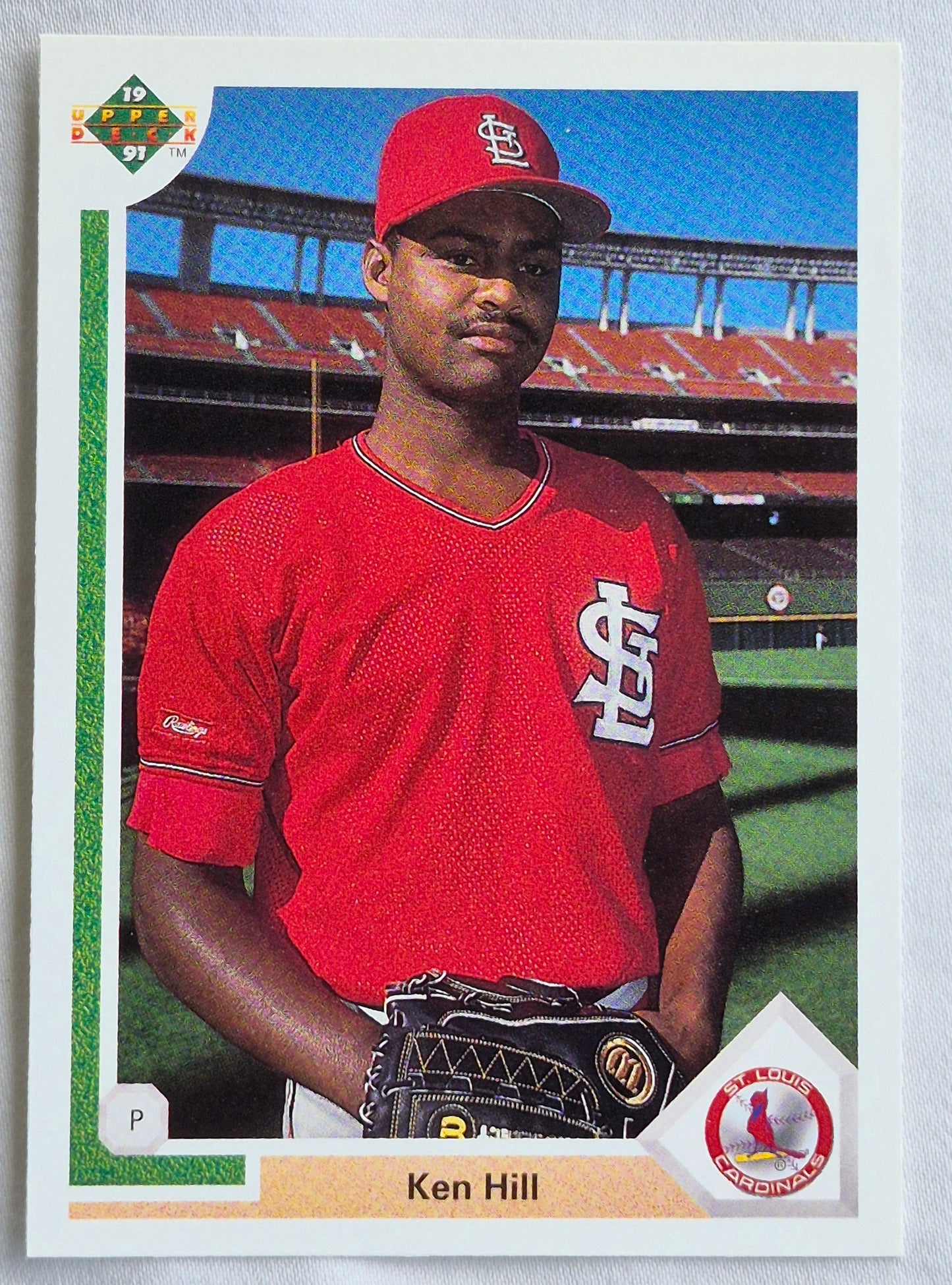 Hill Ken St. Louis Cardinals Pitcher #647 Upper Deck 1991 Baseball Card