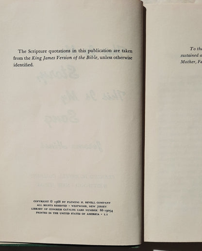 This is My Story, This is My Song by Jerome Hines (Good, 1968, HC, 160 pages, Fleming H. Revell)