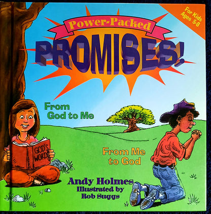 Power Packed Promises From God to Me by Andy Holmes (Like new, 1997, HC, 96 pgs)