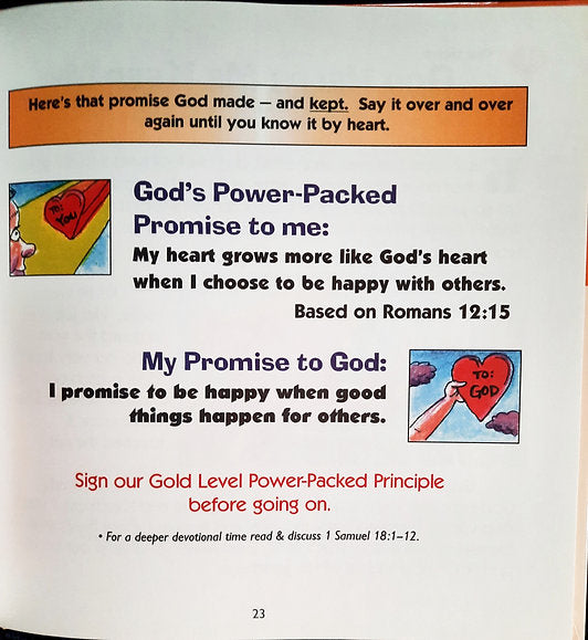 Power Packed Promises From God to Me by Andy Holmes (Like new, 1997, HC, 96 pgs)