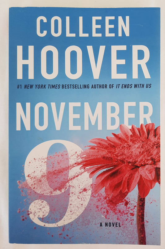 November 9 by Colleen Hoover (Very good, 2015, Pbk, 310 pages, Simon & Schuster)