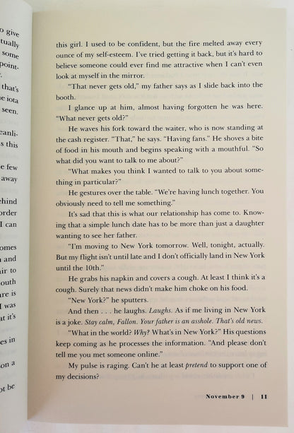 November 9 by Colleen Hoover (Very good, 2015, Pbk, 310 pages, Simon & Schuster)
