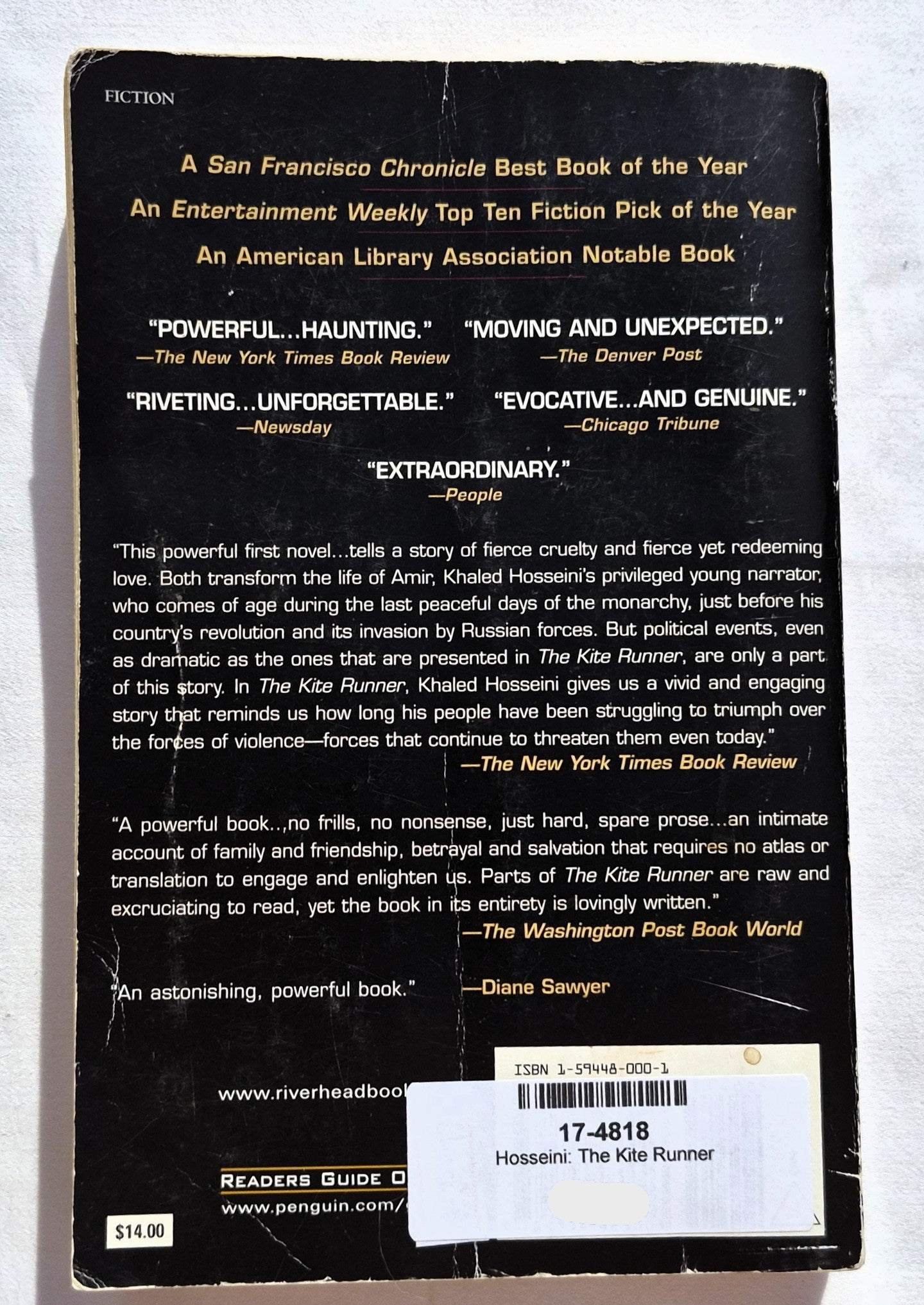 Drachenläufer von Khaled Hosseini (Gut, 2004, Taschenbuch, 372 Seiten, Riverhead Trade)