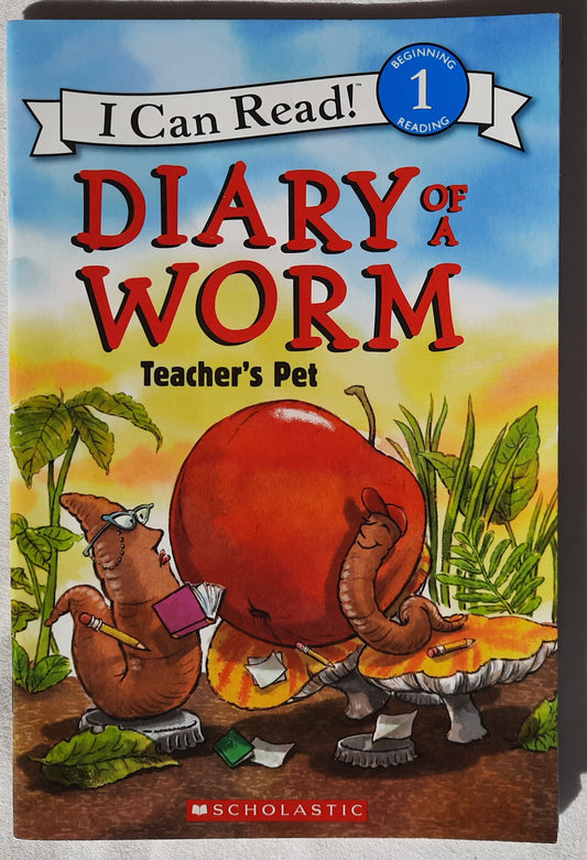 Diary of a Worm: Teacher's Pet by Lori Haskins Houran; John Nez (Very good, 2013, Pbk, 32 pages, Scholastic Level 1 Reader)