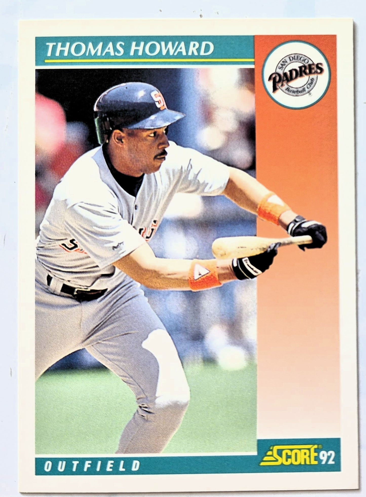 Howard Thomas San Diego Padres Outfield #293 Score '92 Baseball Card