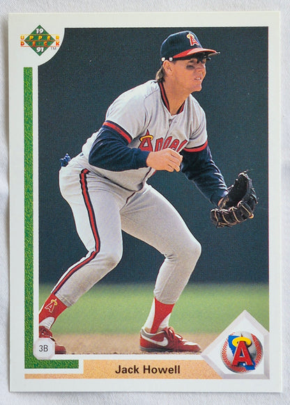 Howell Jack California Angels 3rd Base #213 Upper Deck 1991 Baseball Card