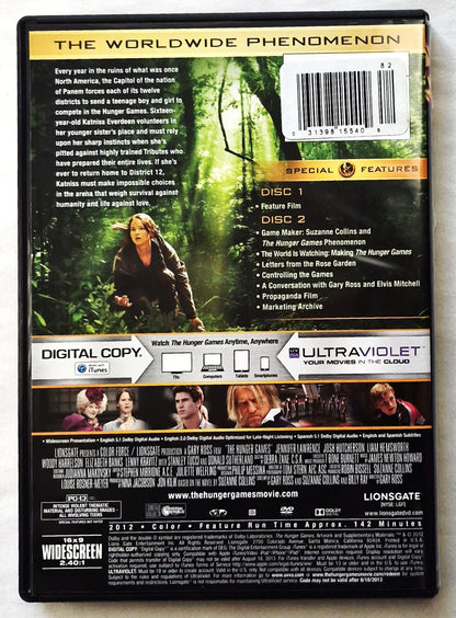 Die Tribute von Panem – The Hunger Games – 2-Disc DVD + Digital Copy (Sehr gut, 2012, PG-13, Lionsgate)