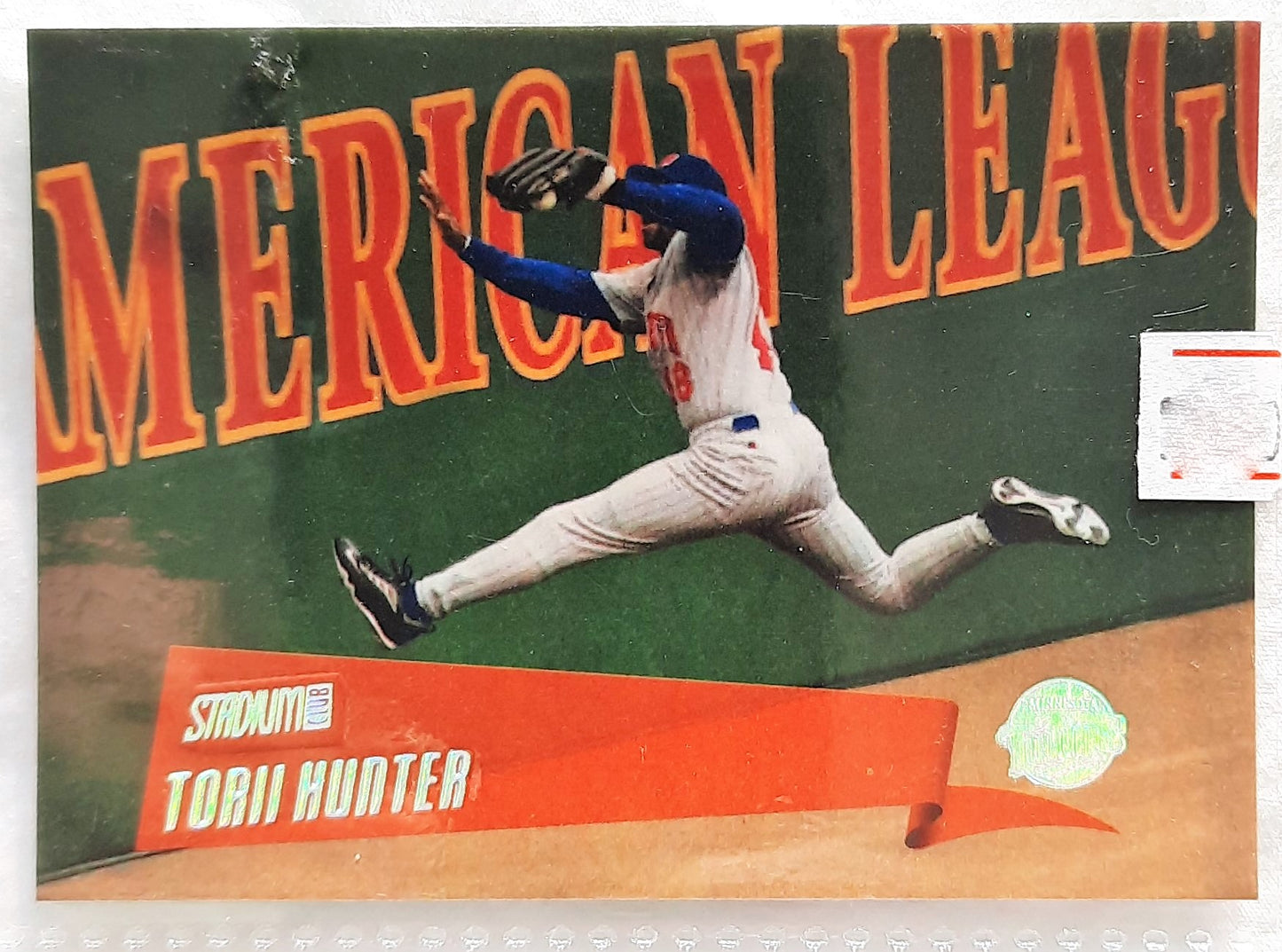 2000 Stadium Club Torii Hunter Minnesota Twins #118 Baseball Card TOPPS