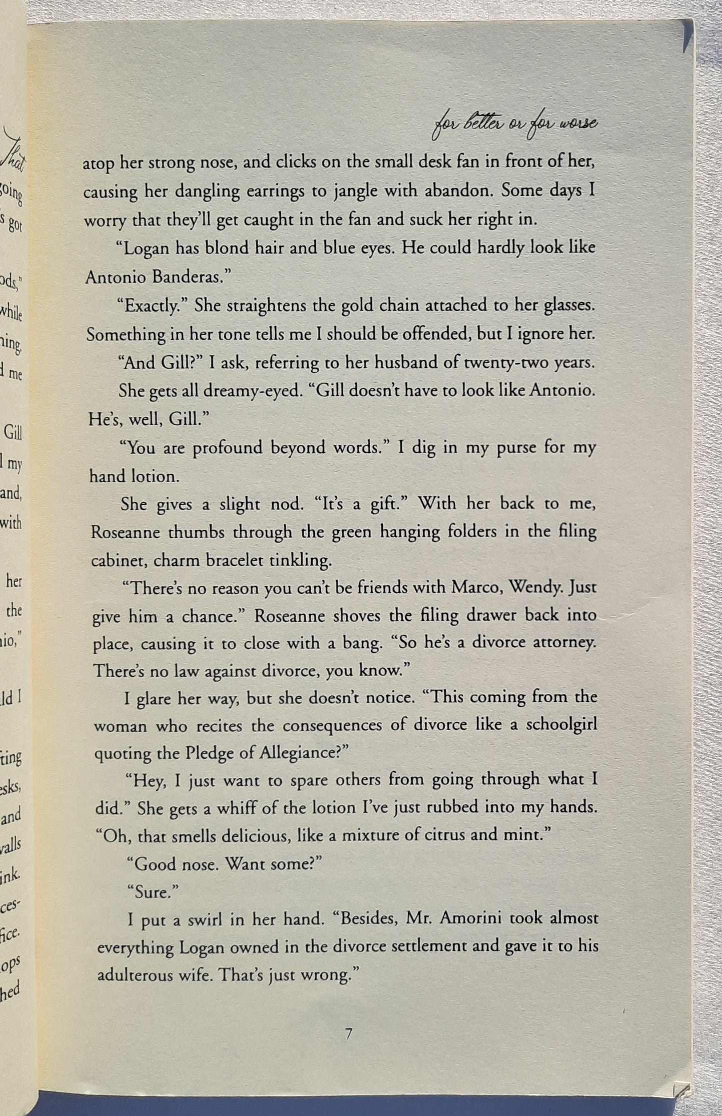 For Better or for Worse by Diann Hunt (Very good, 2007, PBK, 298 pages, Thomas Nelson)