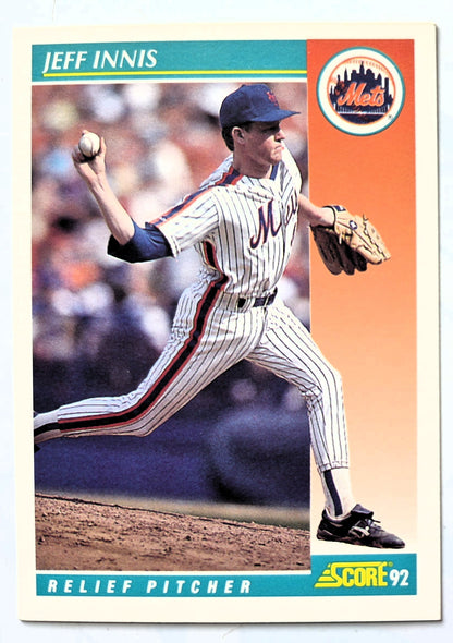 Scott Bailes California Angels Relief Pitcher 1992 Score #331 Baseballkarte (Exzellent)