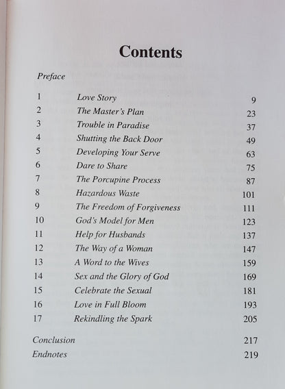 Whole Marriages in a Broken World: God’s Design for a Healthy Marriage by Gary Inrig (Good, 1996, Pbk, 222 pages, Discovery House)