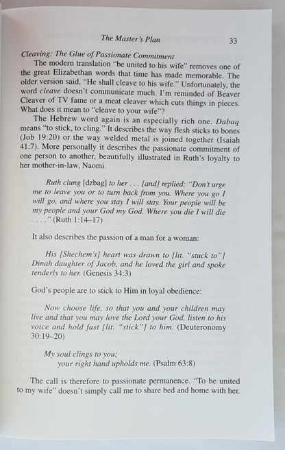 Whole Marriages in a Broken World: God’s Design for a Healthy Marriage by Gary Inrig (Good, 1996, Pbk, 222 pages, Discovery House)