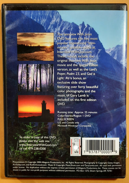 Interview with Jesus DVD (Like new, 2004, Region 1, Color, Stereo, Full Screen, Allegoria Productions)
