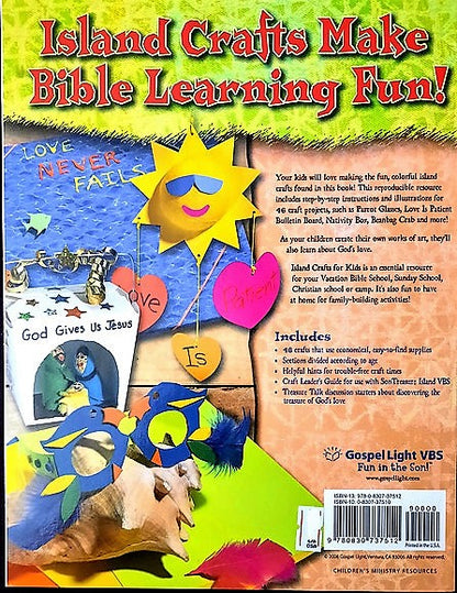 Gospel Light's Island Crafts for Kids (VBS, New, Pbk, 2006) Reproducible!