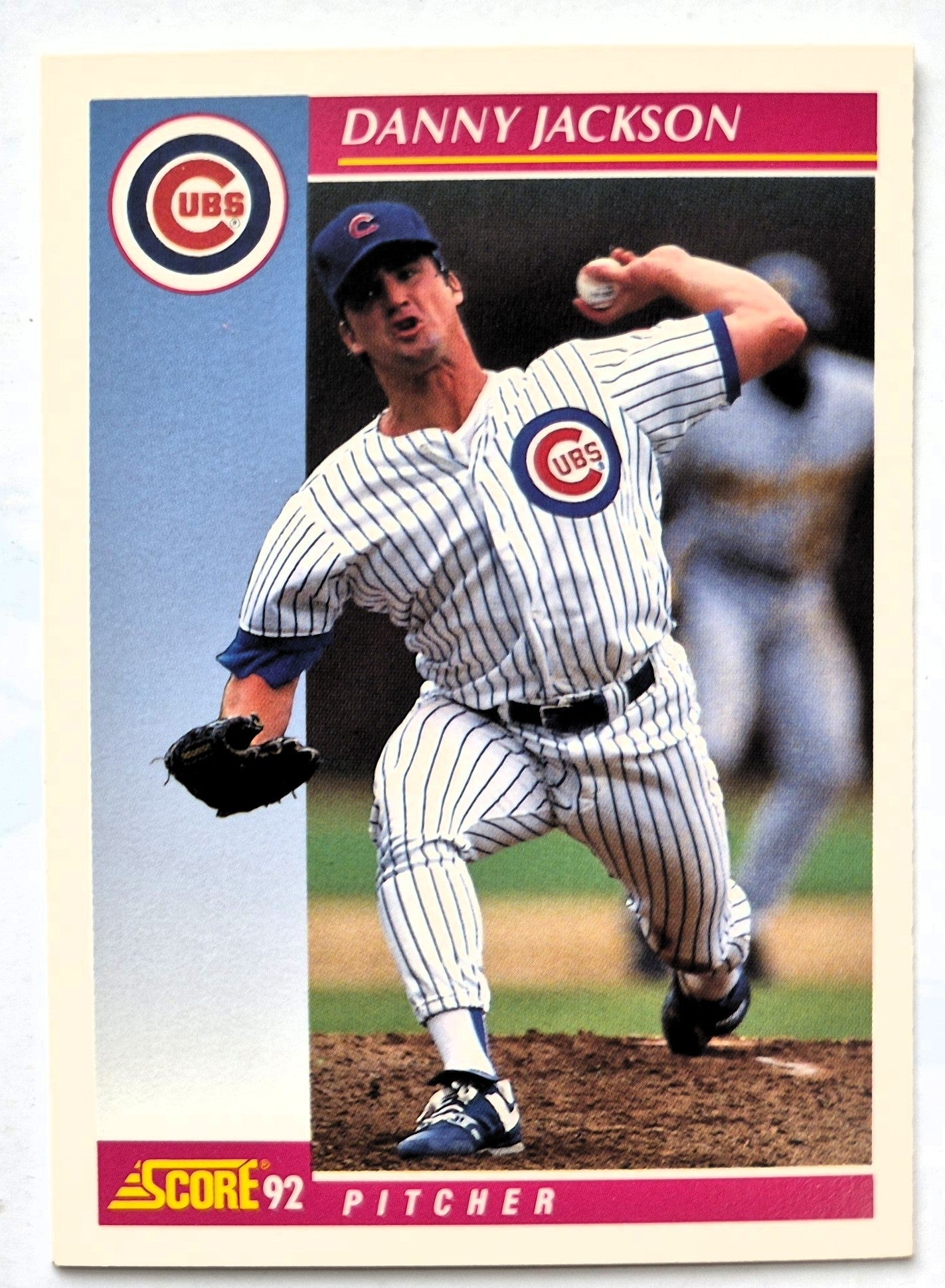 Jackson Danny Chicago Cubs Pitcher #120 Score '92 Baseball Card